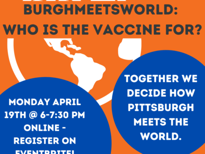 Burgh Meets World Event Logo